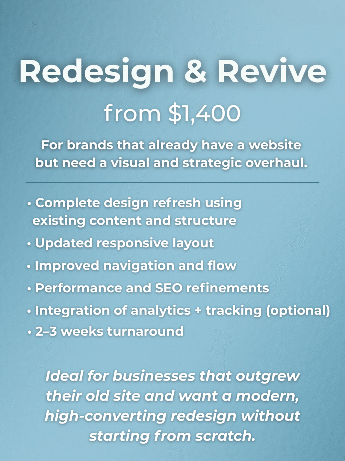 Redesign-and-revise-service-offer